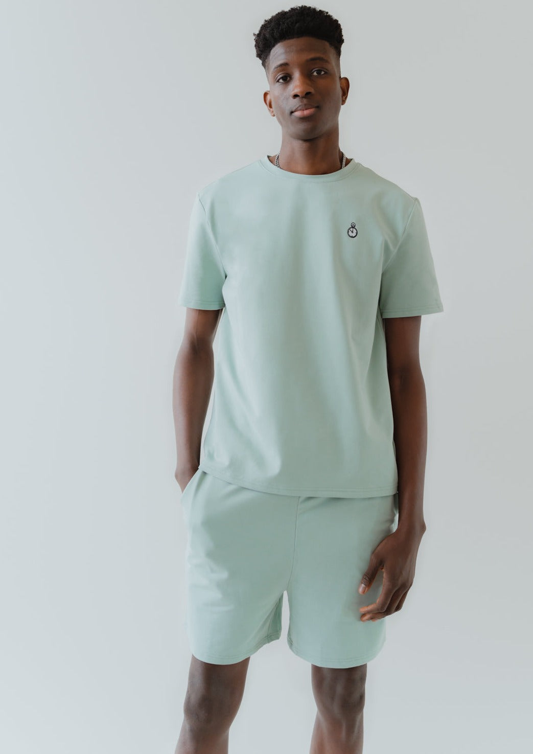 Seafoam Green Short Set Sleepwear