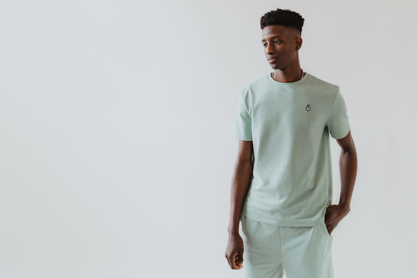 Seafoam Green Short Set Sleepwear